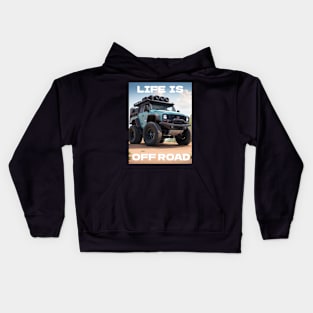 Life is offroad V4 Kids Hoodie